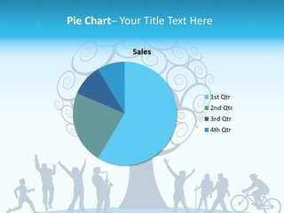 Outdoor Fun With A Tree PowerPoint Template