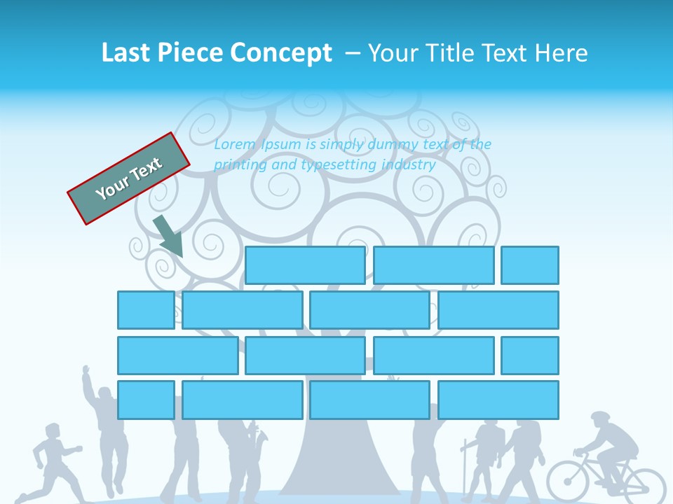 Outdoor Fun With A Tree PowerPoint Template