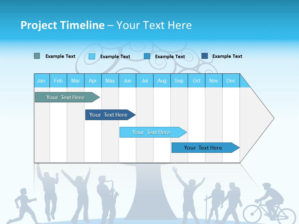 Outdoor Fun With A Tree PowerPoint Template
