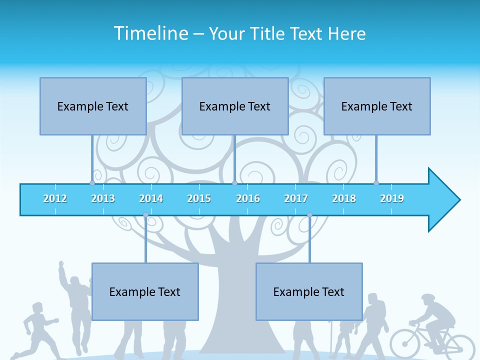 Outdoor Fun With A Tree PowerPoint Template