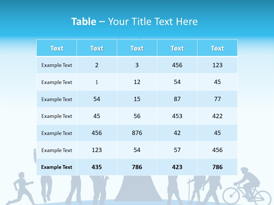 Outdoor Fun With A Tree PowerPoint Template