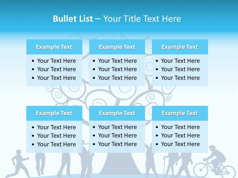 Outdoor Fun With A Tree PowerPoint Template