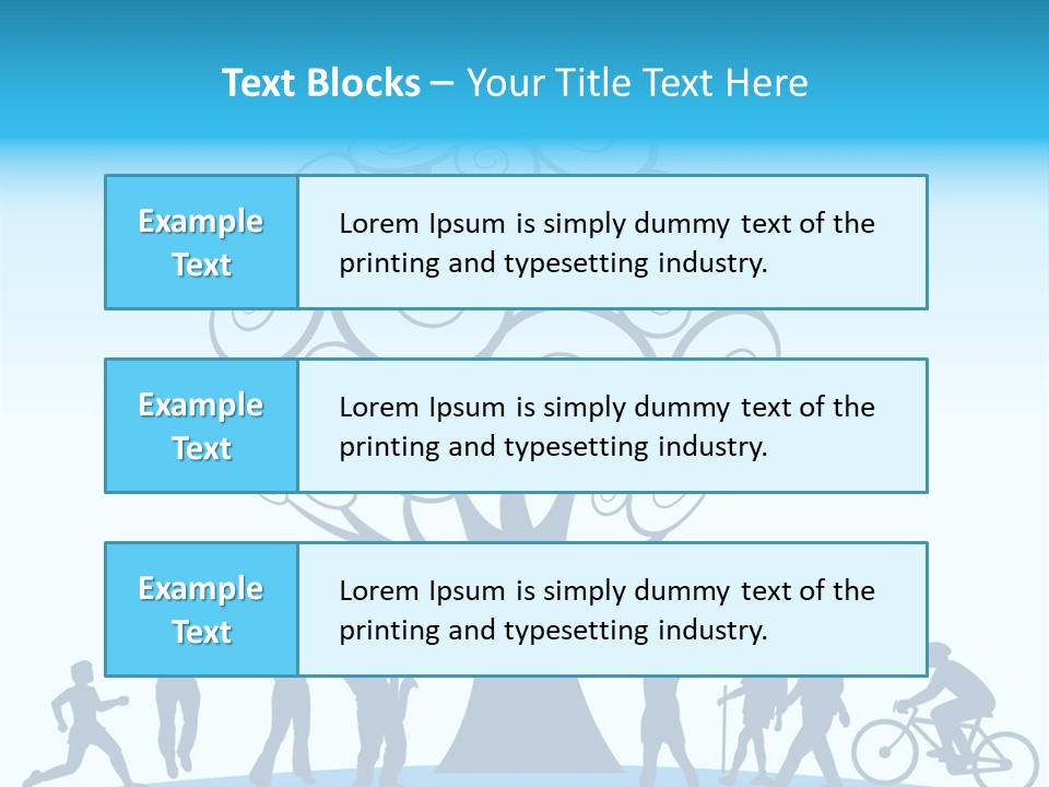 Outdoor Fun With A Tree PowerPoint Template