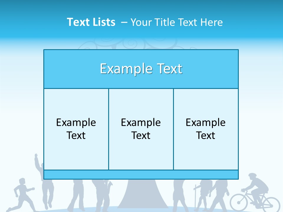 Outdoor Fun With A Tree PowerPoint Template