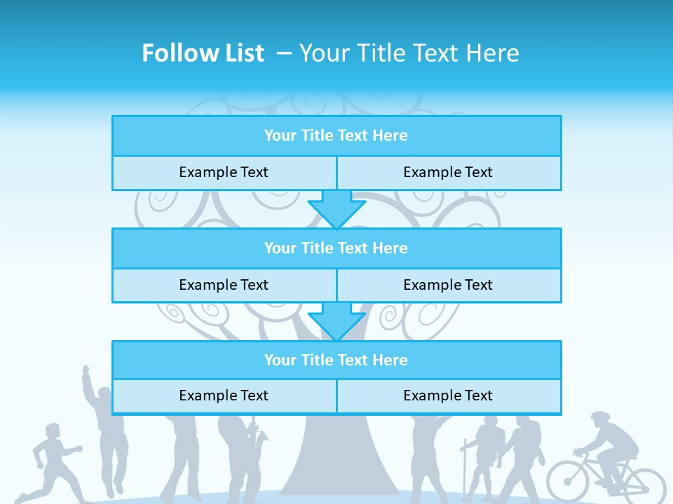 Outdoor Fun With A Tree PowerPoint Template