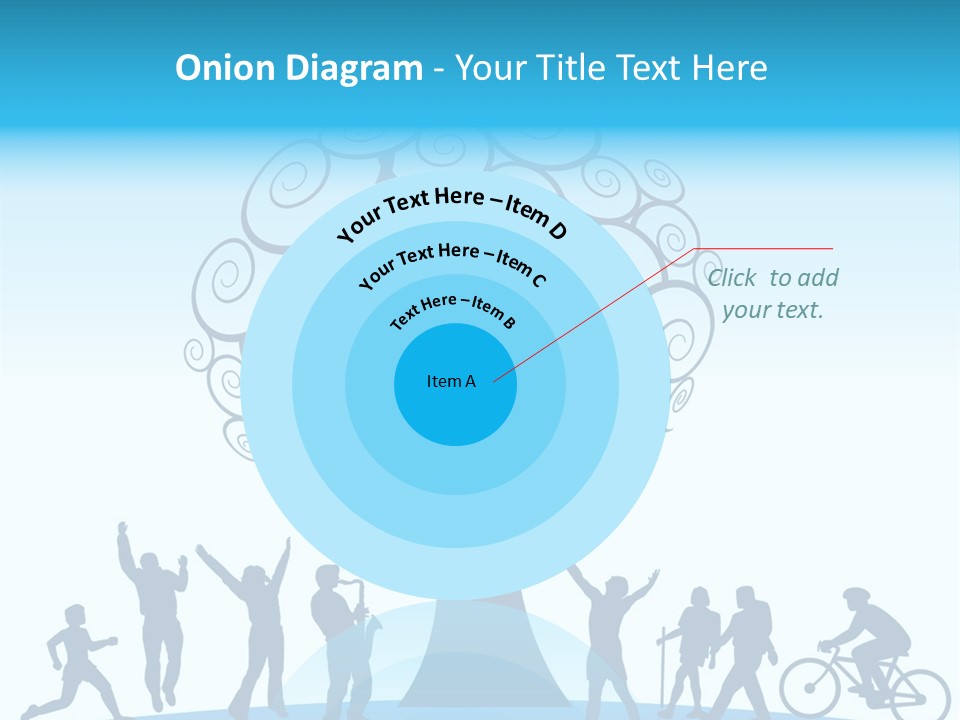 Outdoor Fun With A Tree PowerPoint Template