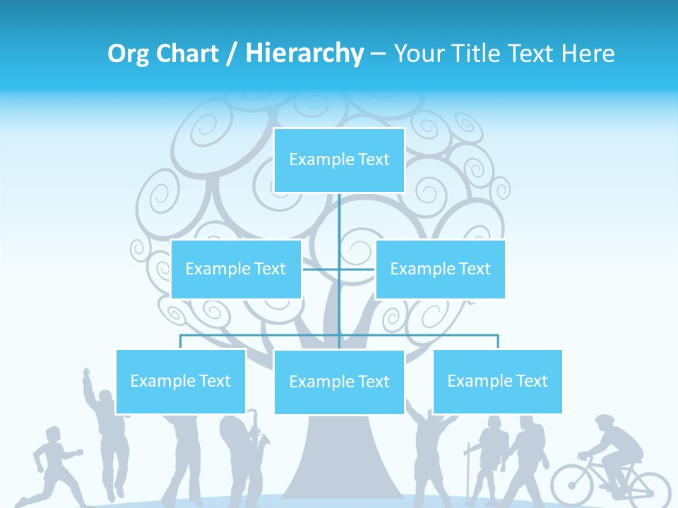 Outdoor Fun With A Tree PowerPoint Template