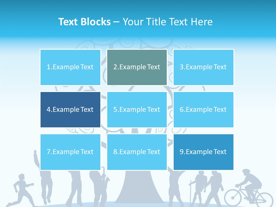 Outdoor Fun With A Tree PowerPoint Template