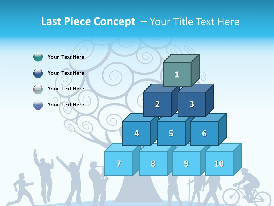 Outdoor Fun With A Tree PowerPoint Template