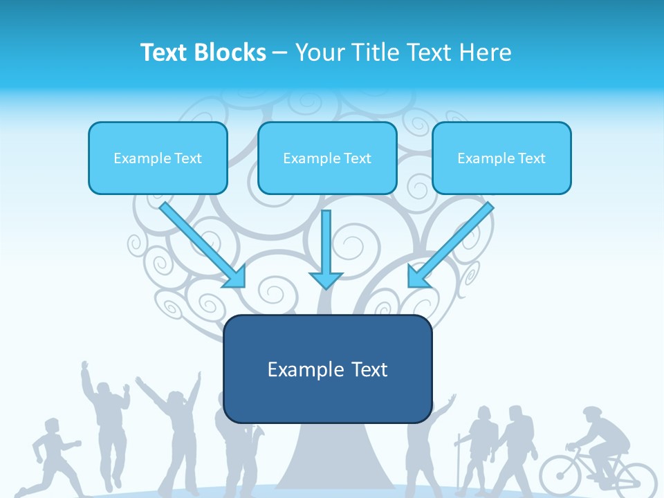 Outdoor Fun With A Tree PowerPoint Template
