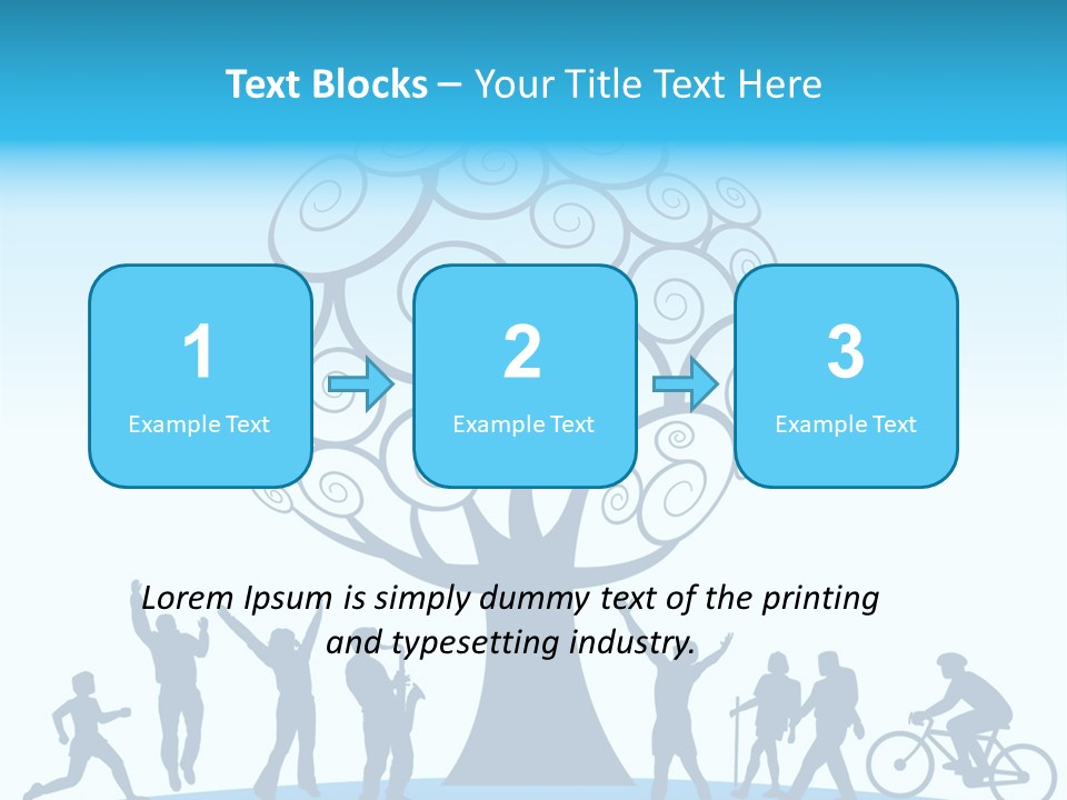 Outdoor Fun With A Tree PowerPoint Template