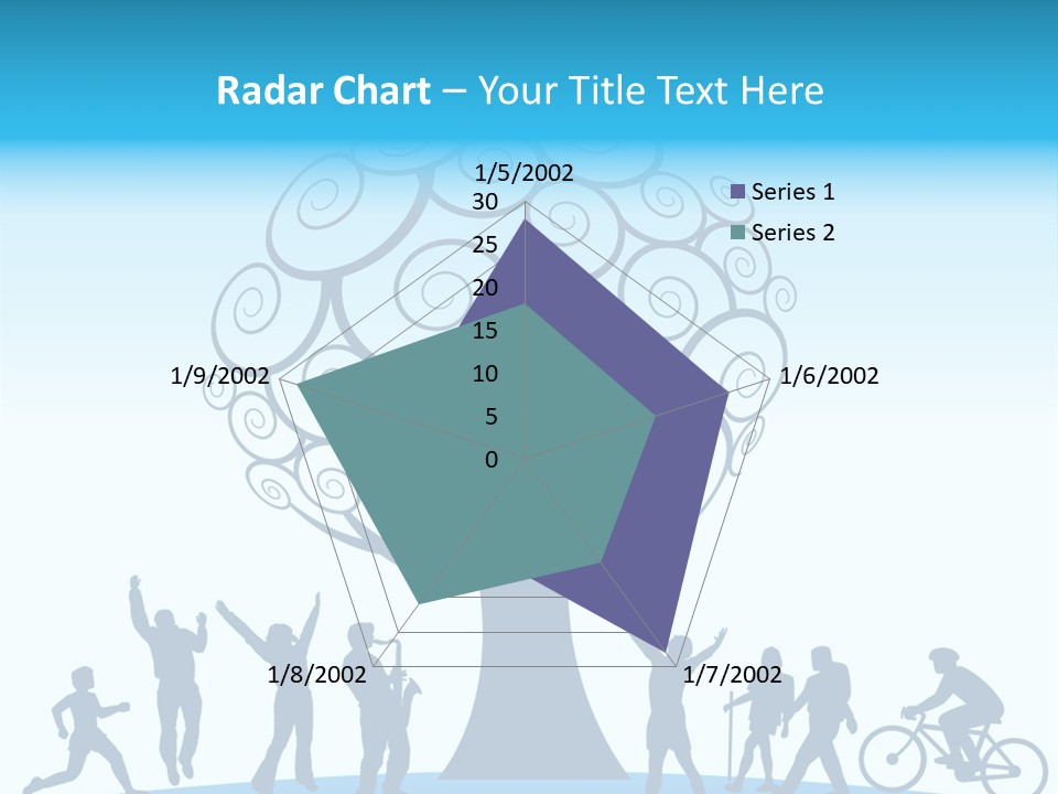 Outdoor Fun With A Tree PowerPoint Template