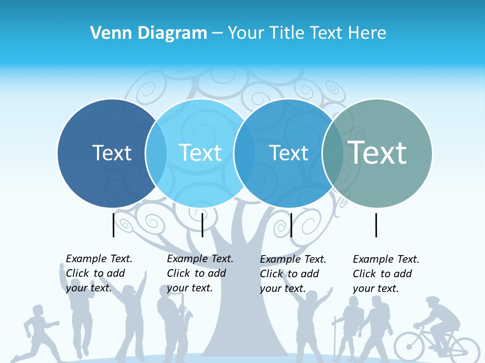 Outdoor Fun With A Tree PowerPoint Template