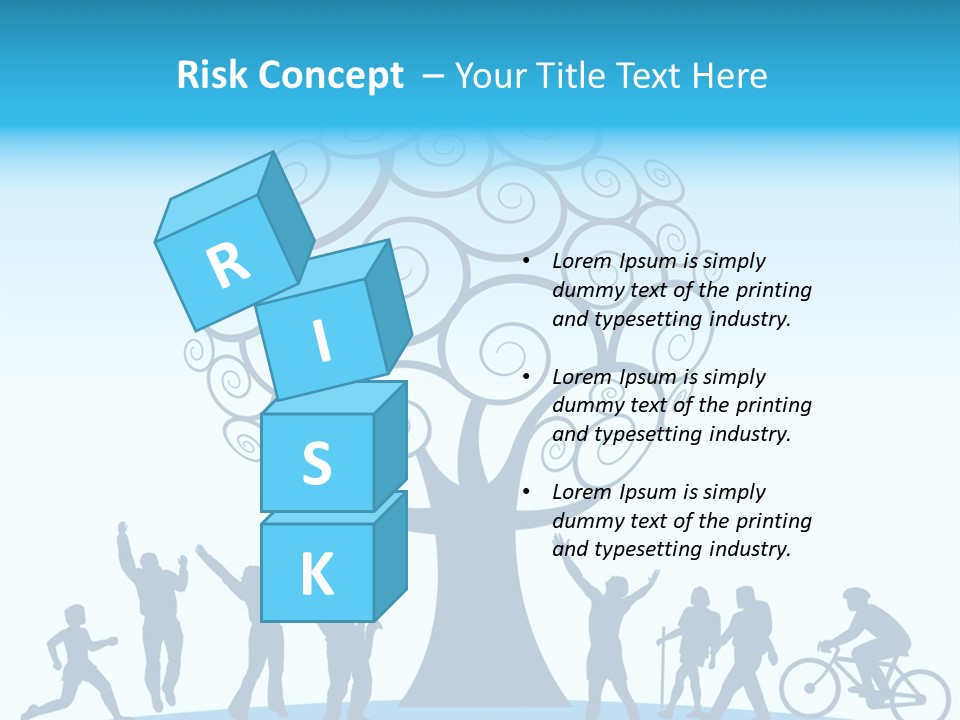 Outdoor Fun With A Tree PowerPoint Template