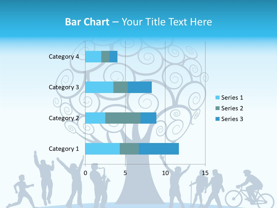 Outdoor Fun With A Tree PowerPoint Template