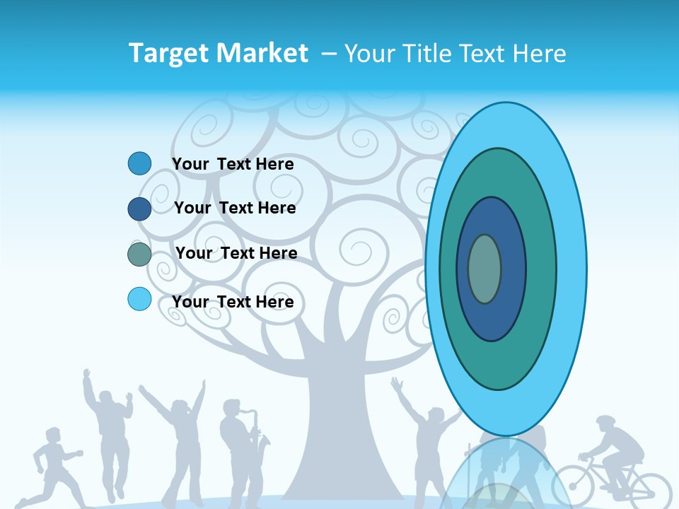 Outdoor Fun With A Tree PowerPoint Template