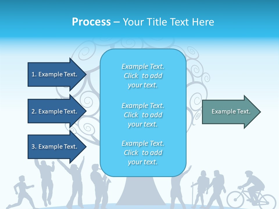 Outdoor Fun With A Tree PowerPoint Template