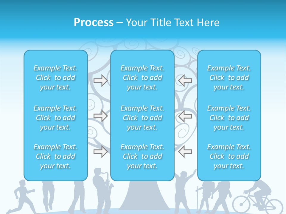Outdoor Fun With A Tree PowerPoint Template