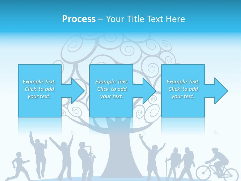 Outdoor Fun With A Tree PowerPoint Template