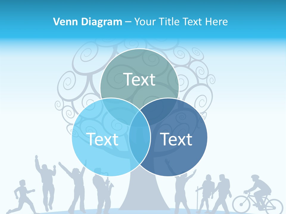 Outdoor Fun With A Tree PowerPoint Template