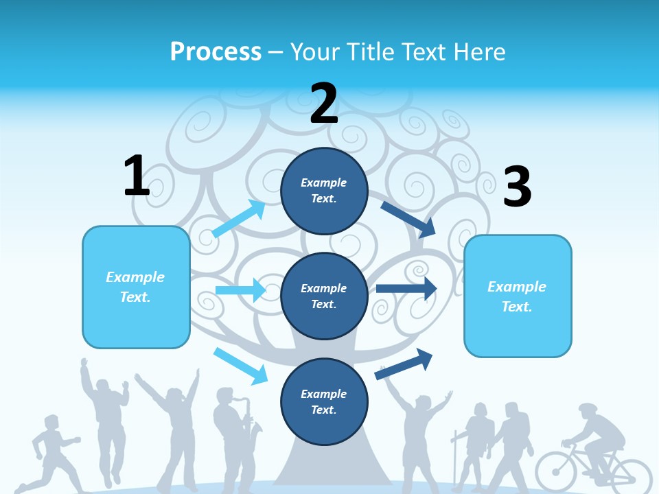 Outdoor Fun With A Tree PowerPoint Template