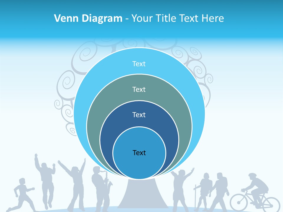 Outdoor Fun With A Tree PowerPoint Template