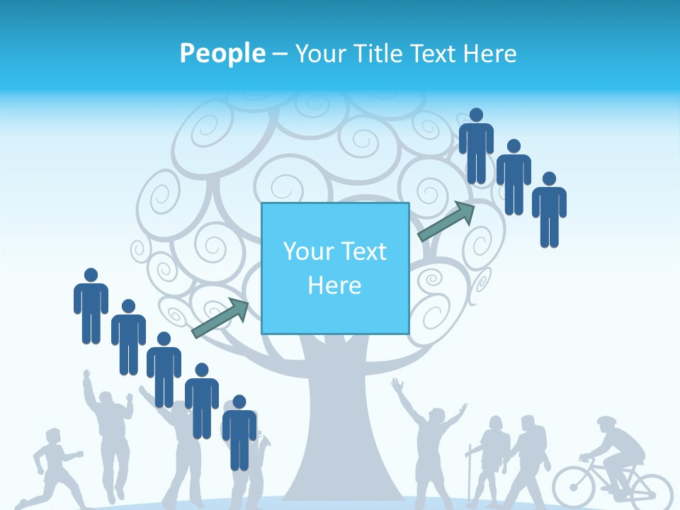 Outdoor Fun With A Tree PowerPoint Template