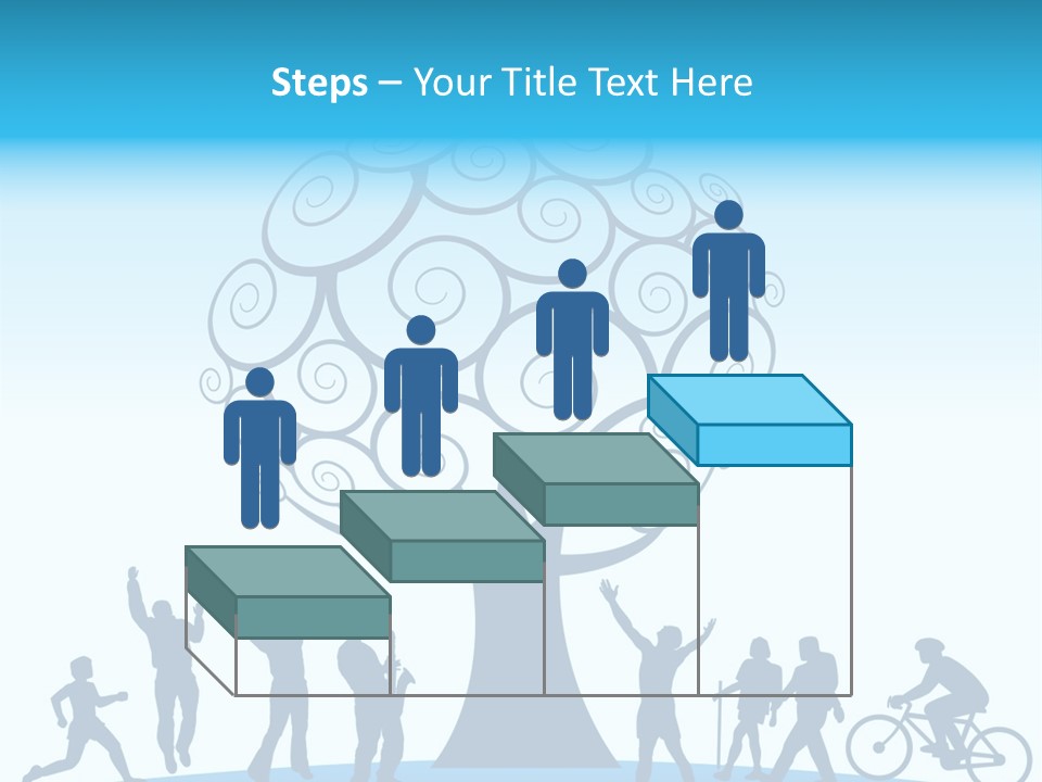 Outdoor Fun With A Tree PowerPoint Template