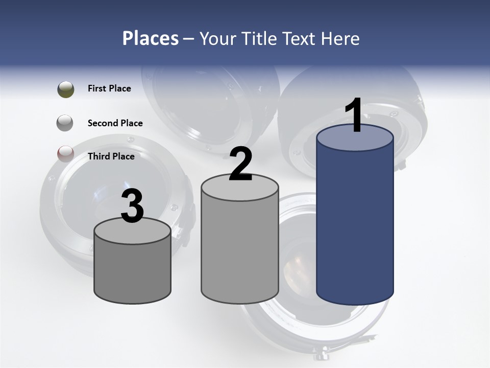 Round Stairway In The Middle Of Office Building PowerPoint Template