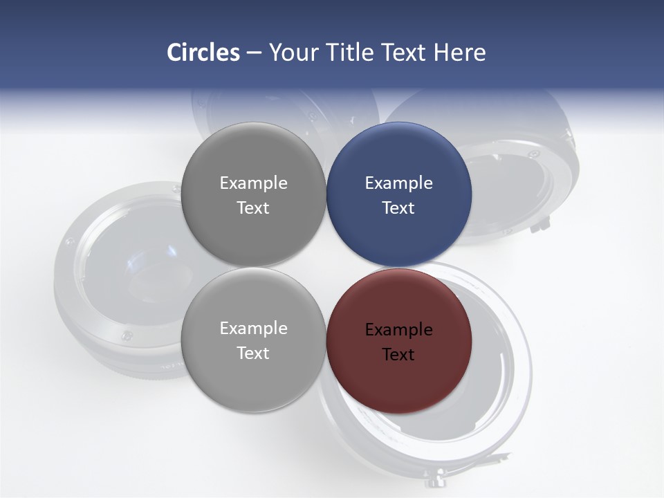 Round Stairway In The Middle Of Office Building PowerPoint Template