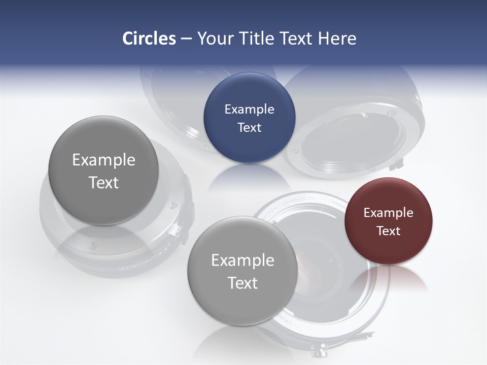 Round Stairway In The Middle Of Office Building PowerPoint Template