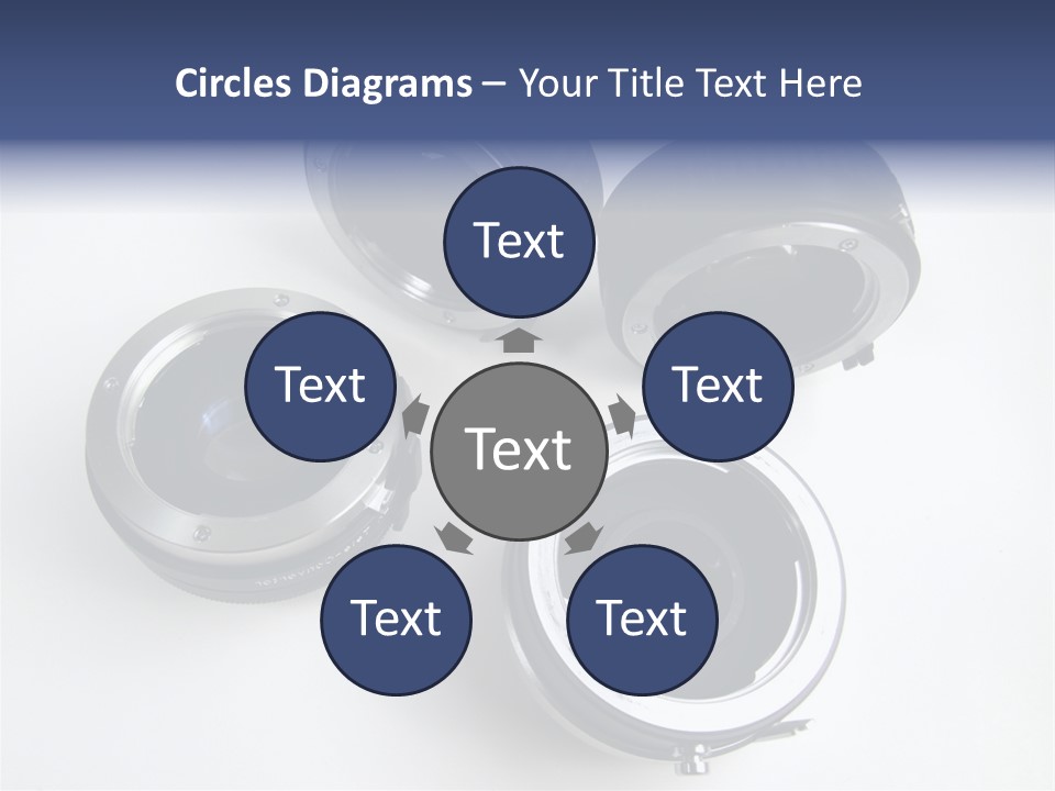 Round Stairway In The Middle Of Office Building PowerPoint Template