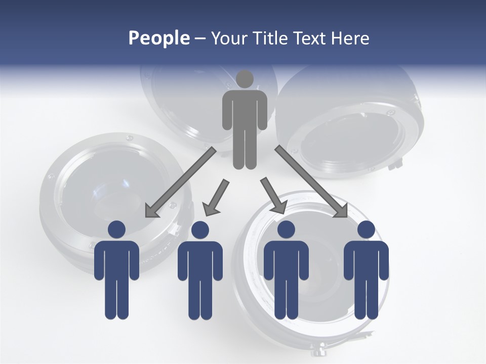 Round Stairway In The Middle Of Office Building PowerPoint Template