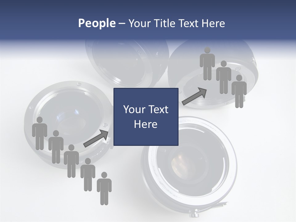 Round Stairway In The Middle Of Office Building PowerPoint Template