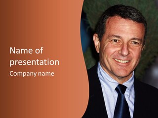 The Oscar Luncheon Held At The Beverly Hilton Hotel, Los Angeles. Bob Iger PowerPoint Template