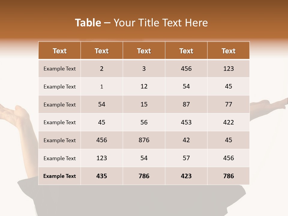 A Woman With Blindfolds Holding Out Her Hands PowerPoint Template