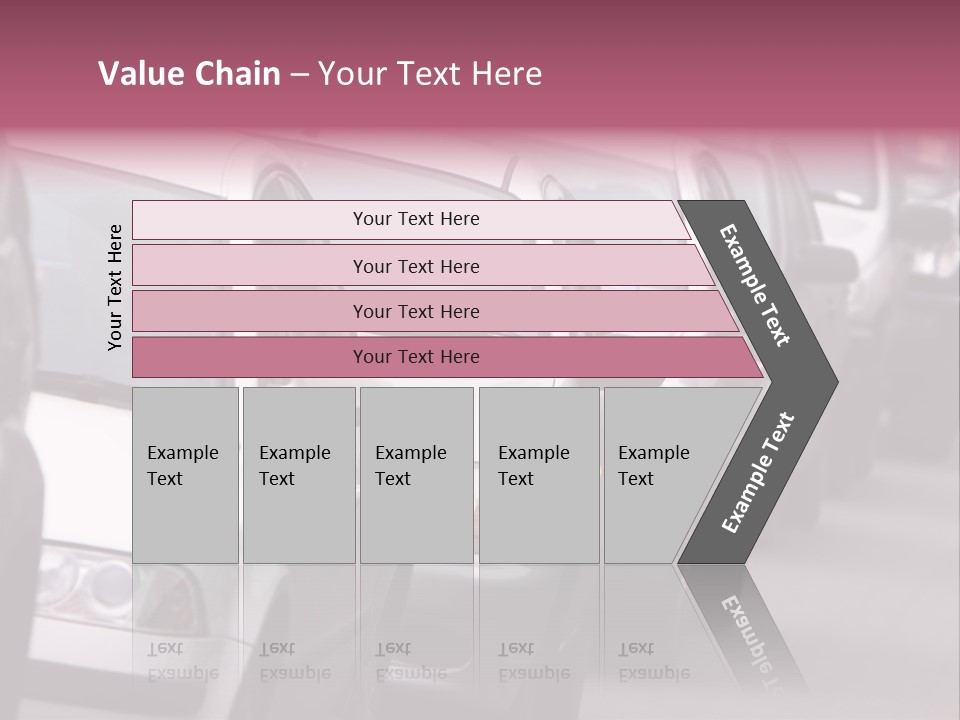 Morning Traffic Jam On A Road In Kiev PowerPoint Template
