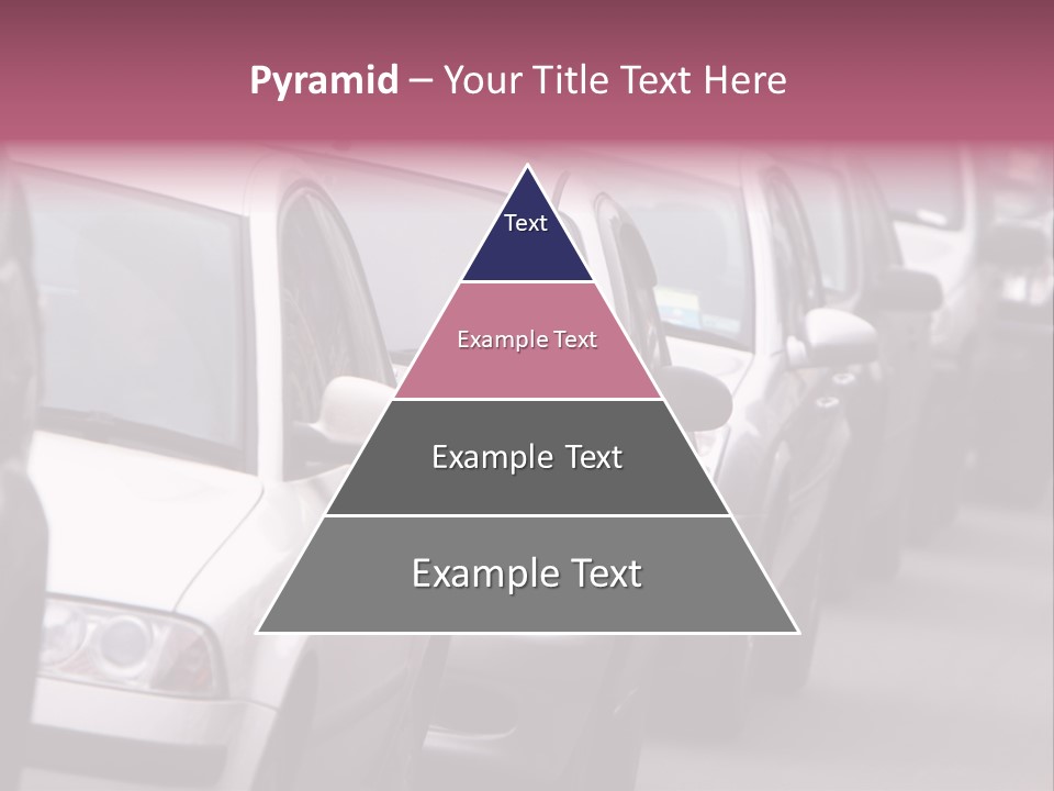 Morning Traffic Jam On A Road In Kiev PowerPoint Template