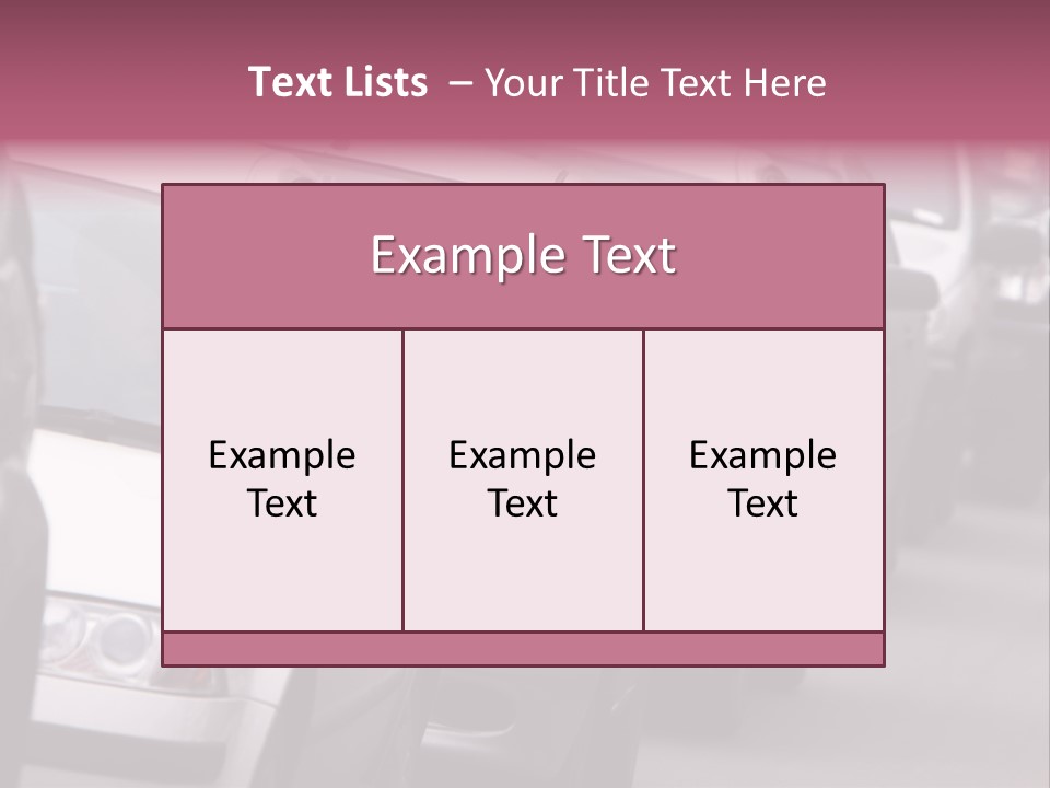 Morning Traffic Jam On A Road In Kiev PowerPoint Template