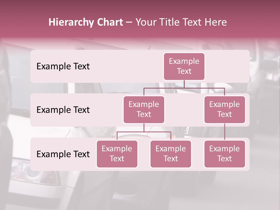 Morning Traffic Jam On A Road In Kiev PowerPoint Template