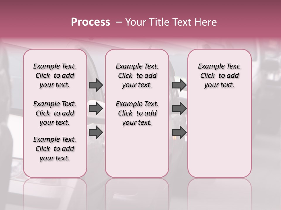 Morning Traffic Jam On A Road In Kiev PowerPoint Template