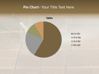 Cleaning Dirty Patio With Pressure Washer PowerPoint Template