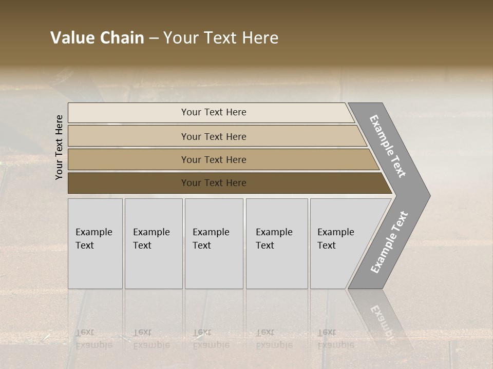 Cleaning Dirty Patio With Pressure Washer PowerPoint Template