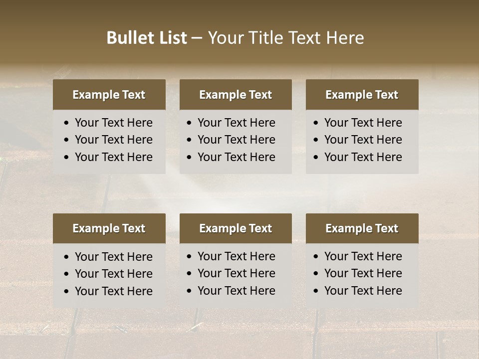 Cleaning Dirty Patio With Pressure Washer PowerPoint Template