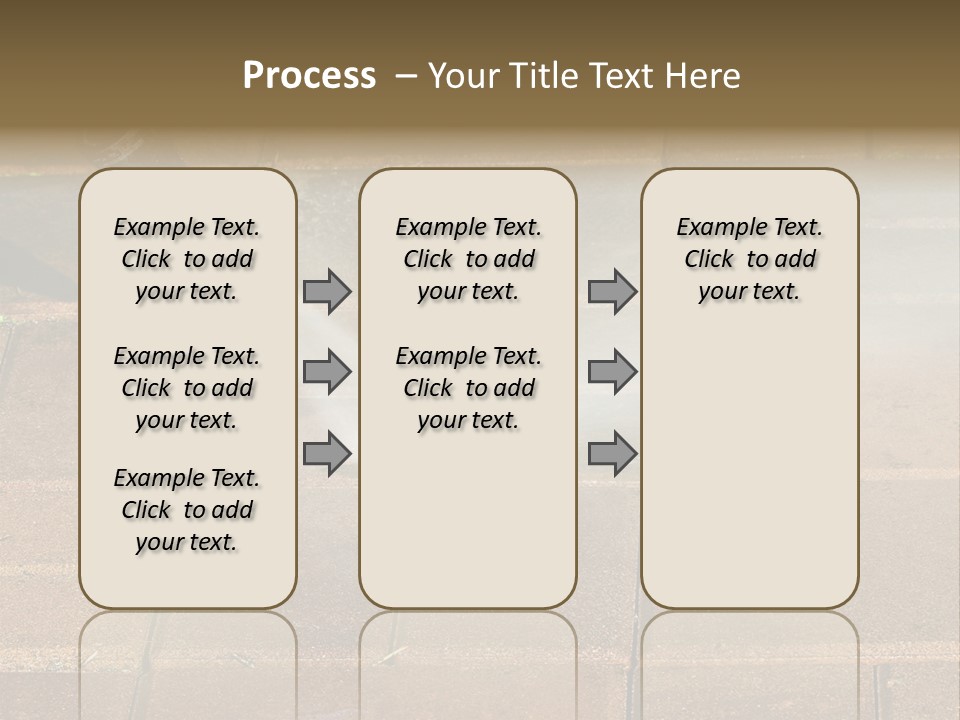 Cleaning Dirty Patio With Pressure Washer PowerPoint Template