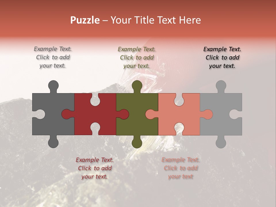 Natural Asbestos Fiber PowerPoint Template