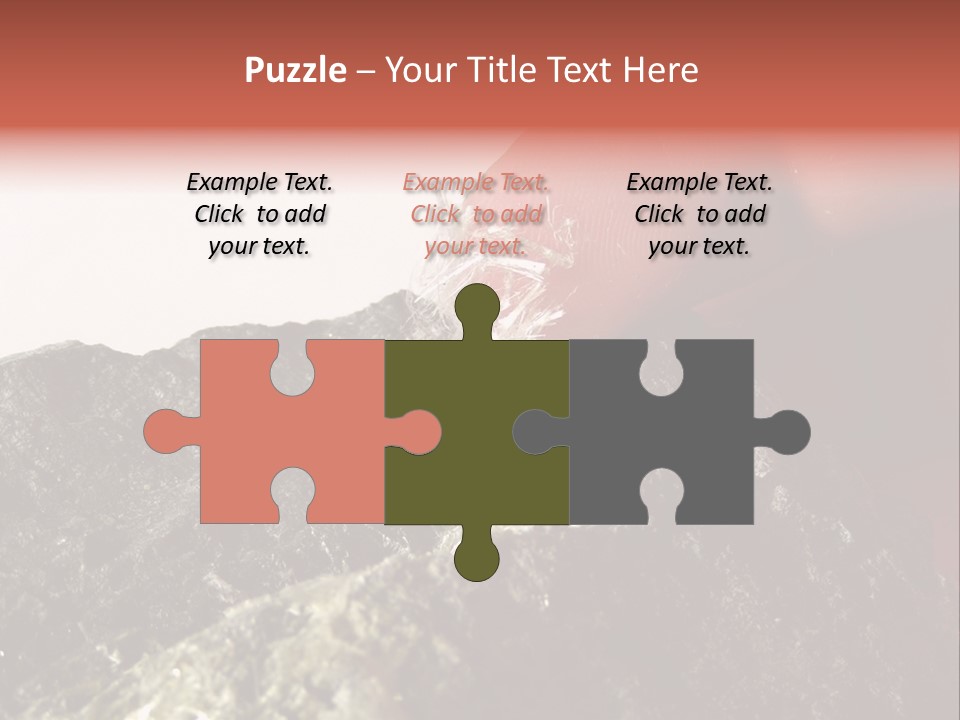 Natural Asbestos Fiber PowerPoint Template