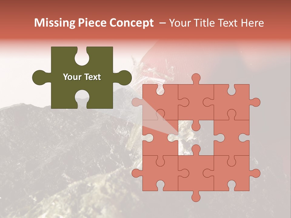 Natural Asbestos Fiber PowerPoint Template