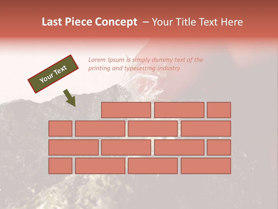 Natural Asbestos Fiber PowerPoint Template