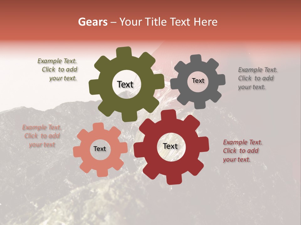 Natural Asbestos Fiber PowerPoint Template